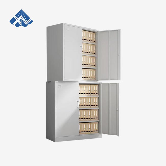 Double-Section Four-Door Office Cabinet